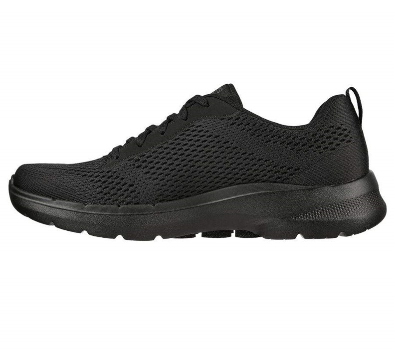 Pánské Trekové Boty Skechers GO WALK 6 - Avalo Černé | UTBICLK-82