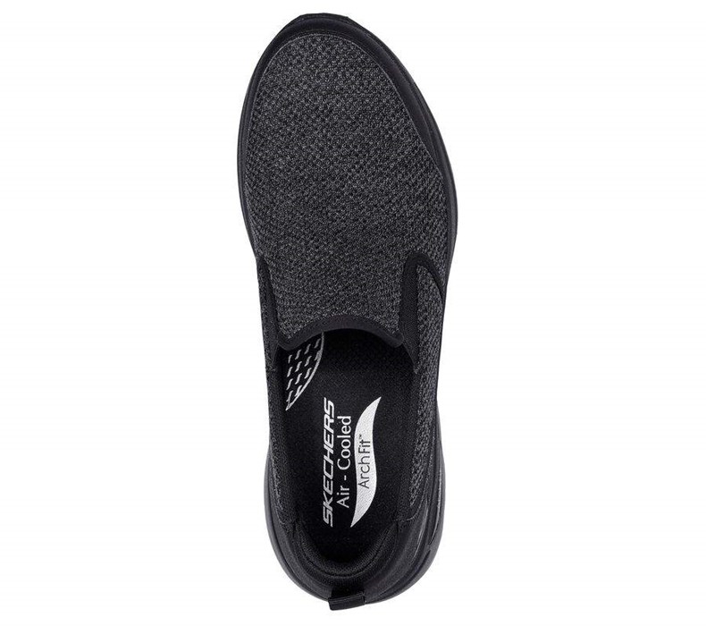 Pánské Trekové Boty Skechers GO WALK Arch Fit - Goodman Černé | GKTYSWA-70