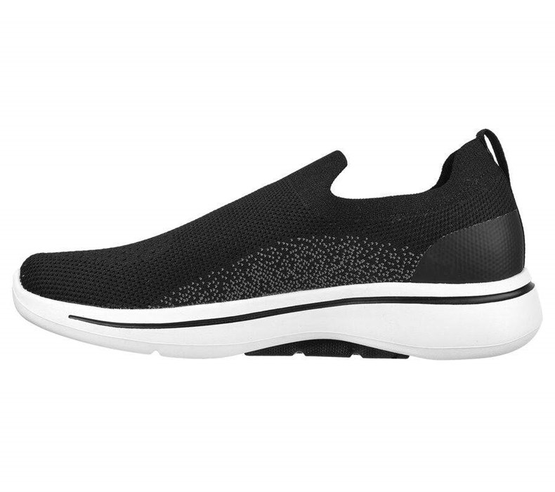 Pánské Trekové Boty Skechers GO WALK Arch Fit - Seltos Černé Šedé | UFSBGNH-27