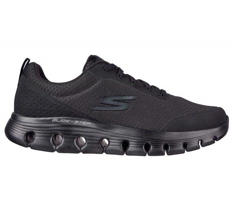 Pánské Trekové Boty Skechers GO WALK Glide-Step Flex - Ryder Černé | HFMALZP-84