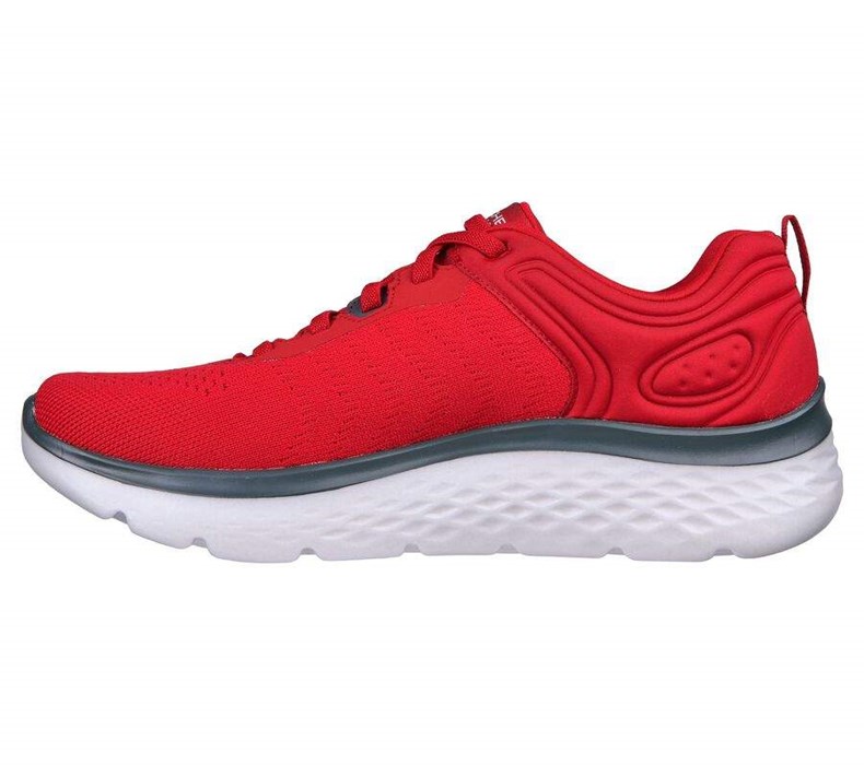 Pánské Trekové Boty Skechers GO WALK Hyper Burst Červené | AWJTYDU-56