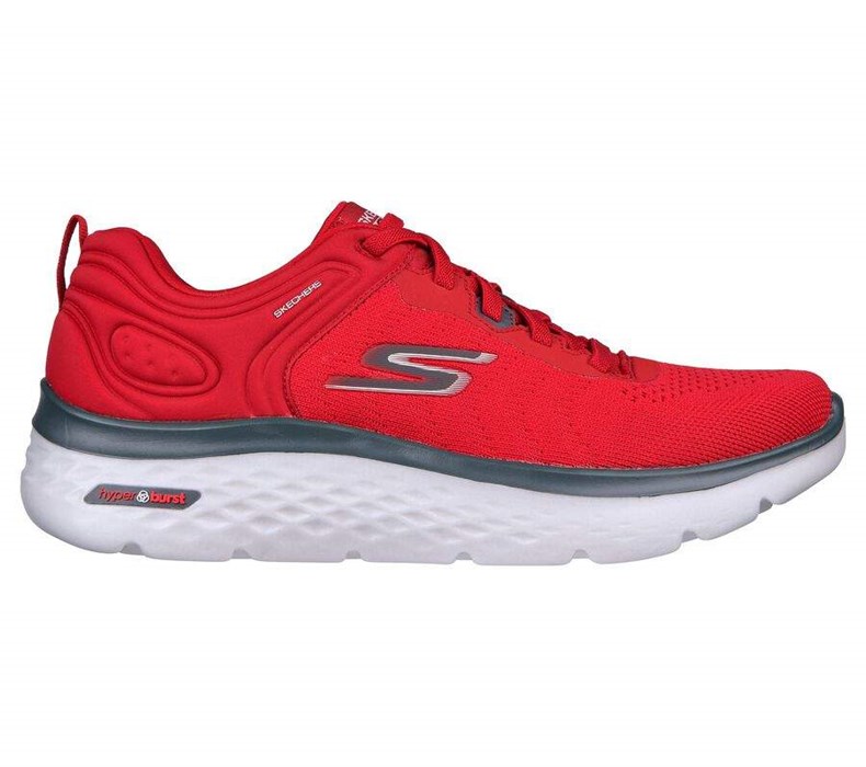 Pánské Trekové Boty Skechers GO WALK Hyper Burst Červené | AWJTYDU-56