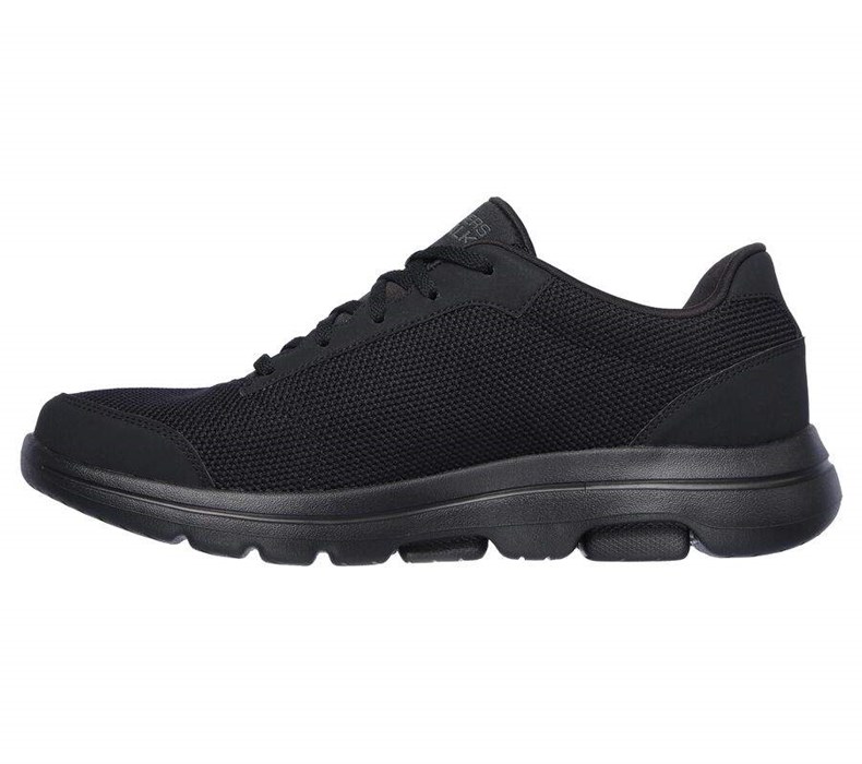 Pánské Trekové Boty Skechers GOwalk 5 - Demitasse Černé | VASIKEF-62