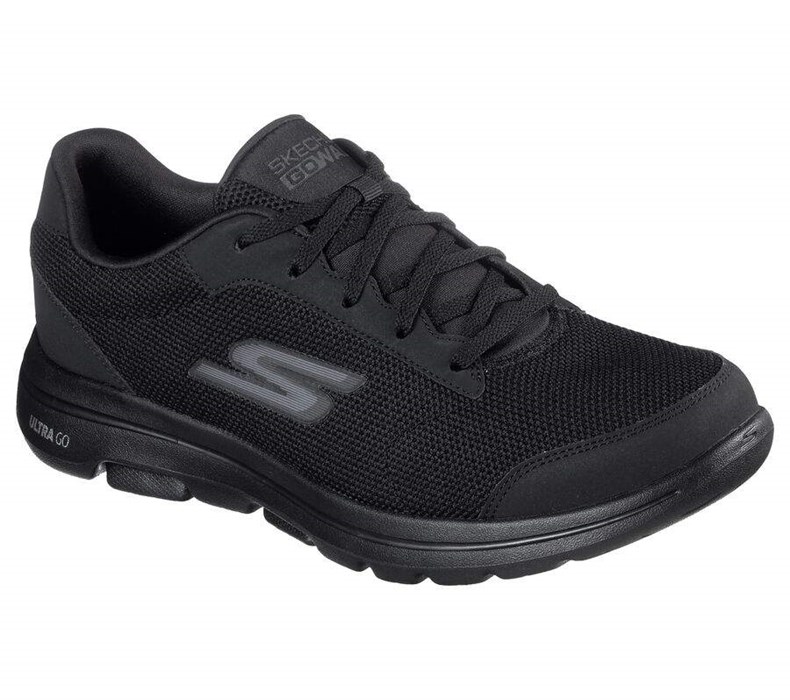 Pánské Trekové Boty Skechers GOwalk 5 - Demitasse Černé | VASIKEF-62