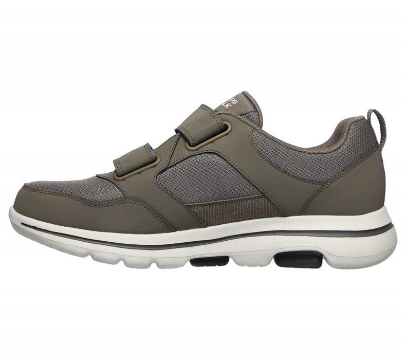 Pánské Trekové Boty Skechers GOwalk 5 - Wistful Hnědožlutý | ZEKMUXR-57