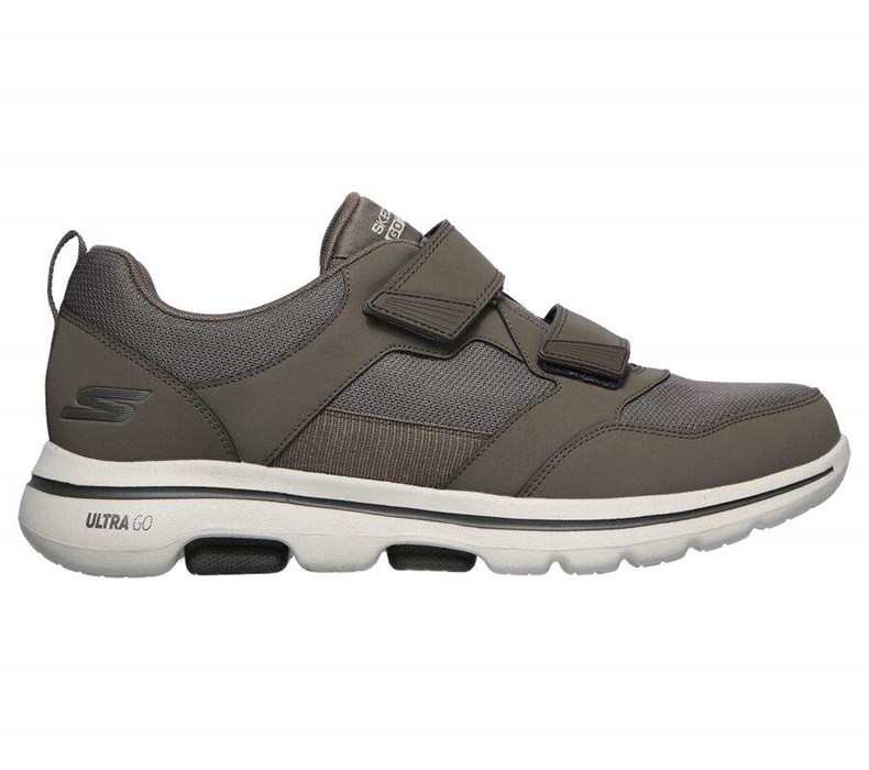 Pánské Trekové Boty Skechers GOwalk 5 - Wistful Hnědožlutý | ZEKMUXR-57