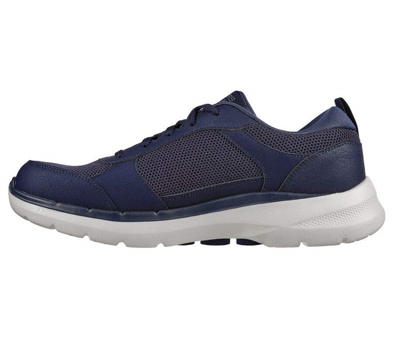 Pánské Trekové Boty Skechers GOwalk 6 - Compete Tmavě Blankyt | RAEBIYO-85