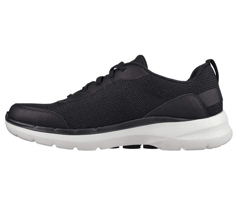 Pánské Trekové Boty Skechers GOwalk 6 - Bold Knight Černé | SVGIUAO-50