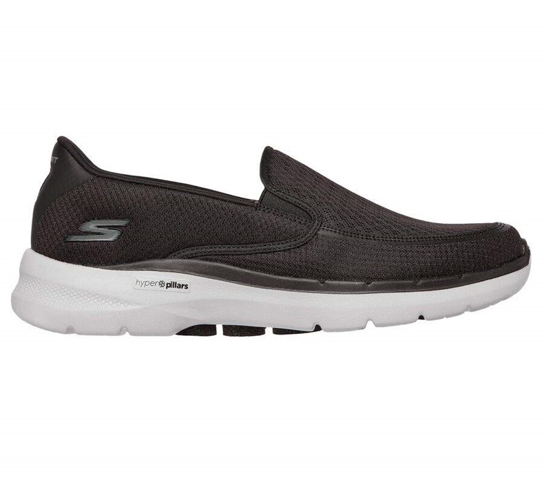 Pánské Trekové Boty Skechers GOwalk 6 - Orva Černé | WMOGLHK-05