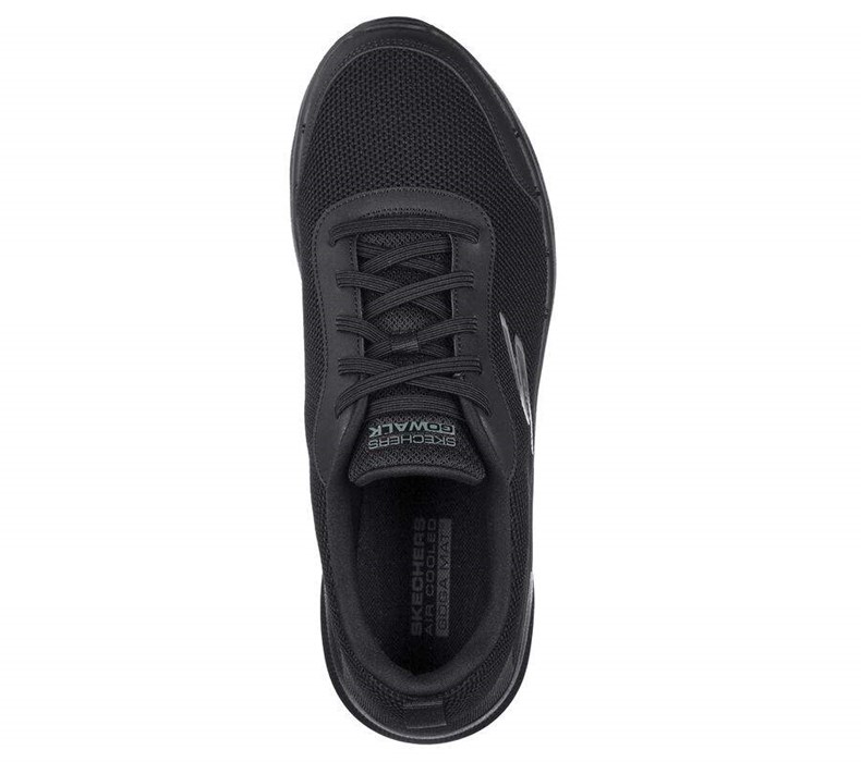 Pánské Trekové Boty Skechers GOwalk 6 - Bold Knight Černé | YVSRJFI-21