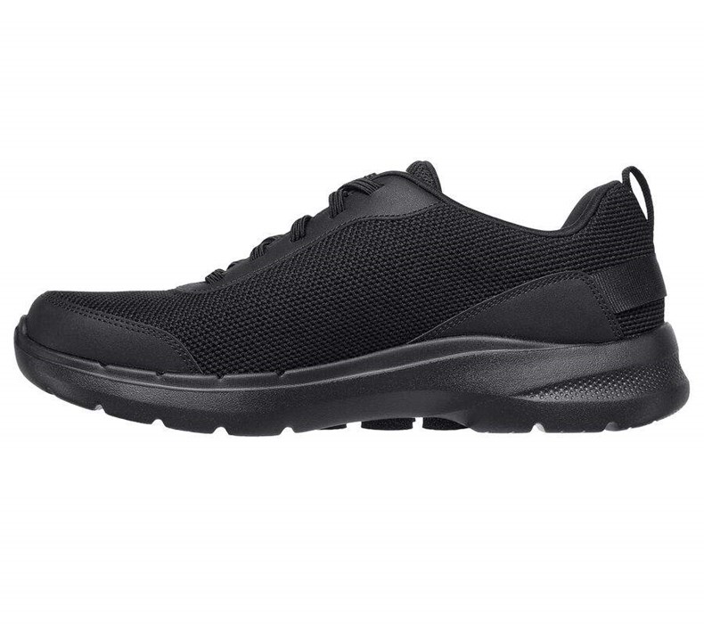 Pánské Trekové Boty Skechers GOwalk 6 - Bold Knight Černé | YVSRJFI-21