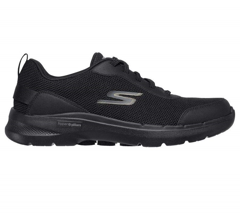 Pánské Trekové Boty Skechers GOwalk 6 - Bold Knight Černé | YVSRJFI-21