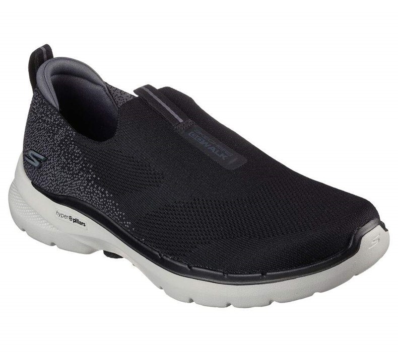 Pánské Trekové Boty Skechers GOwalk 6 Černé | MSWCRIU-25