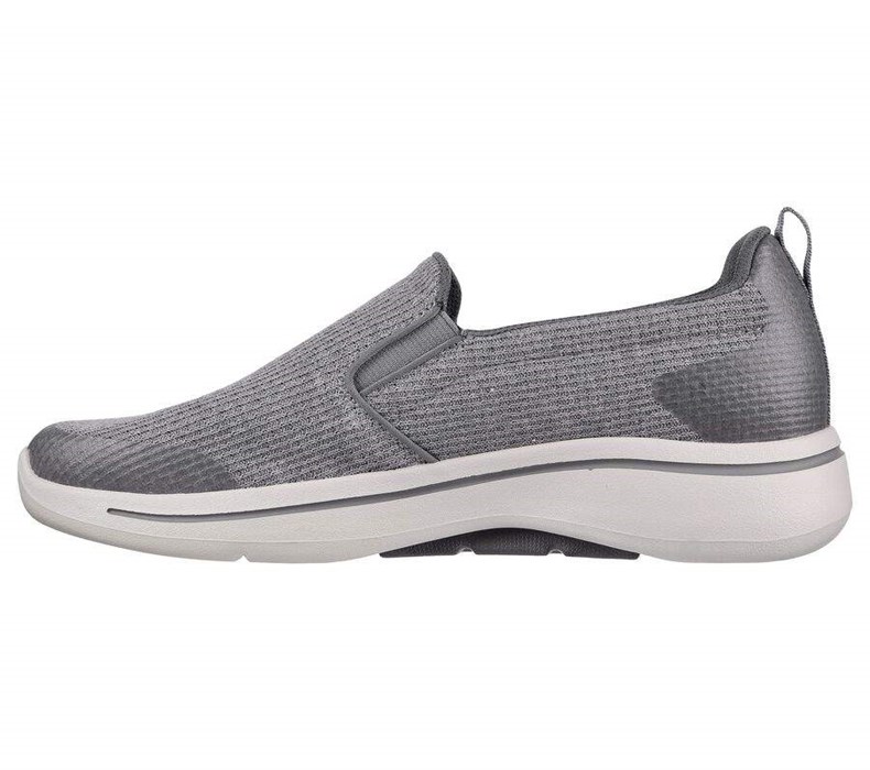 Pánské Trekové Boty Skechers GOwalk Arch Fit - Our Earth Šedé | CTJIQBP-91