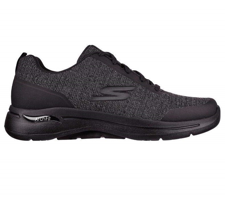 Pánské Trekové Boty Skechers GOwalk Arch Fit - Orion Černé | IVTEWXH-25