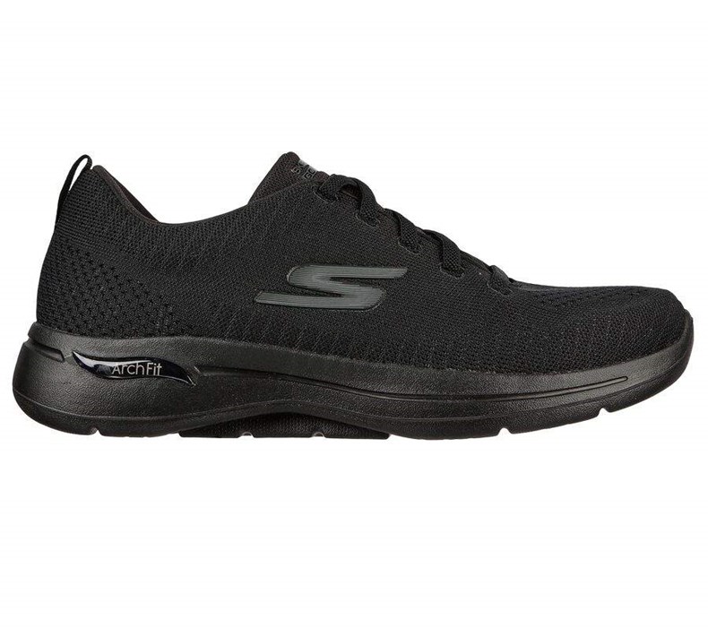 Pánské Trekové Boty Skechers GOwalk Arch Fit - Grand Select Černé | LENZGWI-05