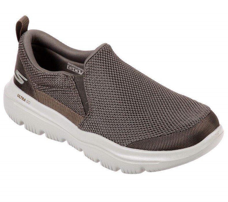 Pánské Trekové Boty Skechers GOwalk Evolution Ultra - Impeccable Hnědožlutý | RHAUSGE-75