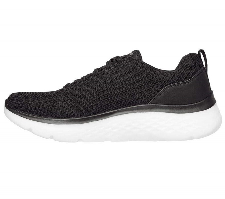 Pánské Trekové Boty Skechers GOwalk Hyper Burst - Nanocore Černé Bílé | APZWSNT-40