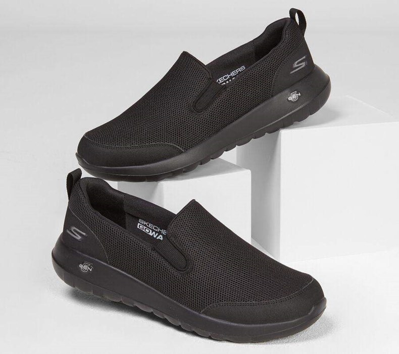 Pánské Trekové Boty Skechers GOwalk Max - Clinched Černé | LAFKWGT-35