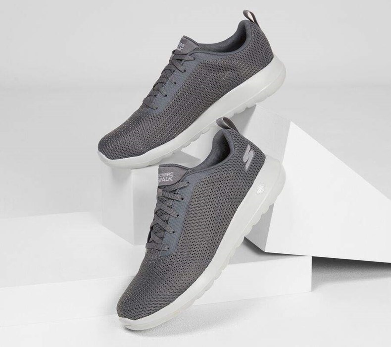 Pánské Trekové Boty Skechers GOwalk Max - Effort Šedé | LVMSXCD-80