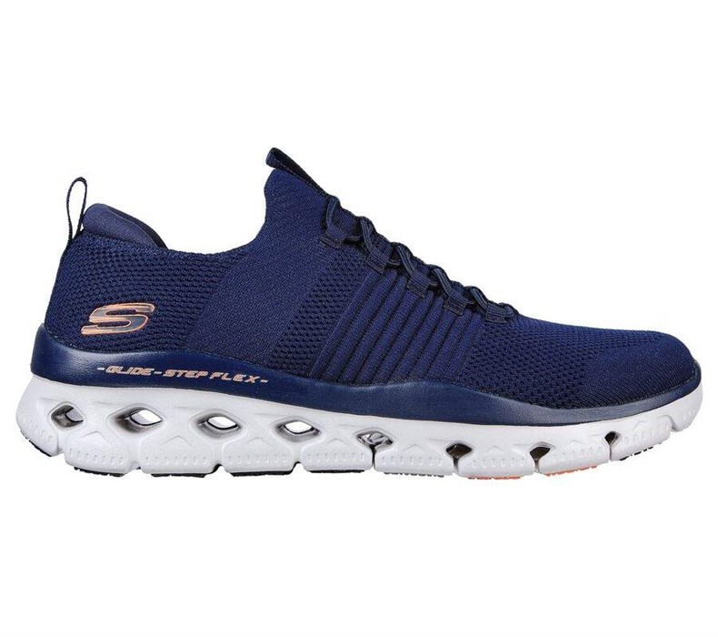 Pánské Trekové Boty Skechers Glide-Step Flex Tmavě Blankyt | HCVDMRY-45