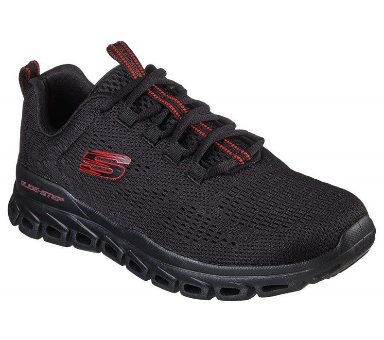 Pánské Trekové Boty Skechers Glide-Step - Fasten Up Černé | UENPDAB-27