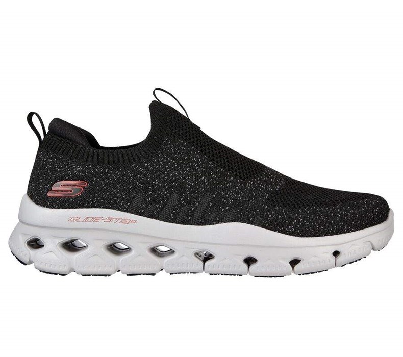 Pánské Trekové Boty Skechers Glide-Step Flex Černé Bílé | URAYKNF-03