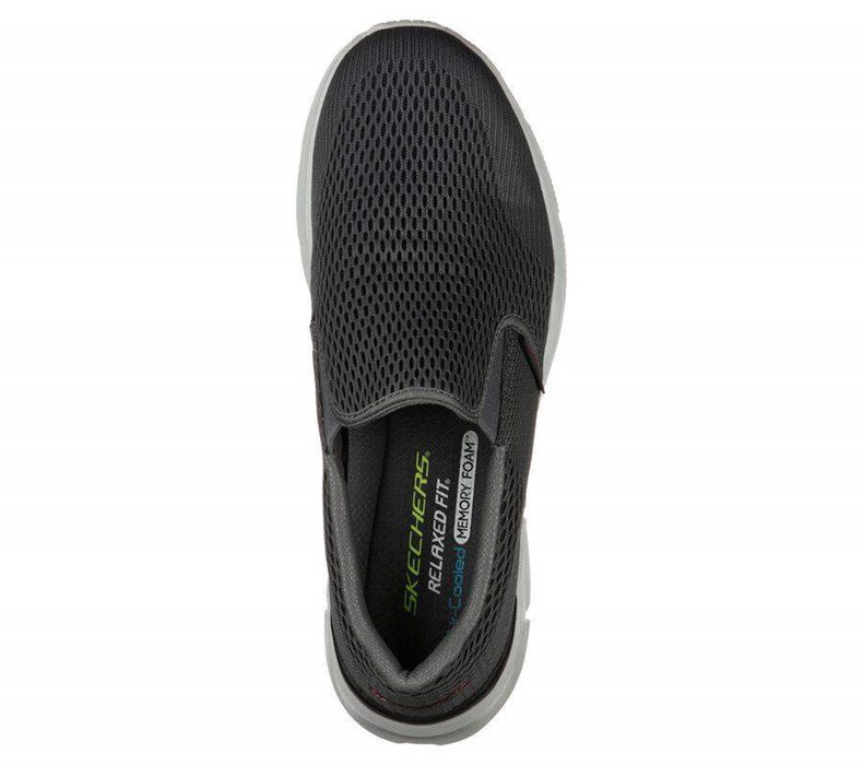 Pánské Trekové Boty Skechers Relaxed Fit: Equalizer 4.0 - Triple-Play Šedé Červené | IDAMSNQ-15