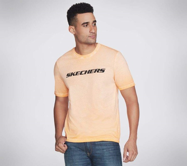 Pánské Tričko Skechers Apparel Breakers Crew Oranžové | WHOFPXM-18