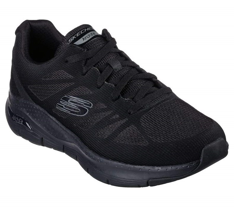 Pánské Tréninkové Boty Skechers Arch Fit - Charge Back Černé | CXPLMSD-19