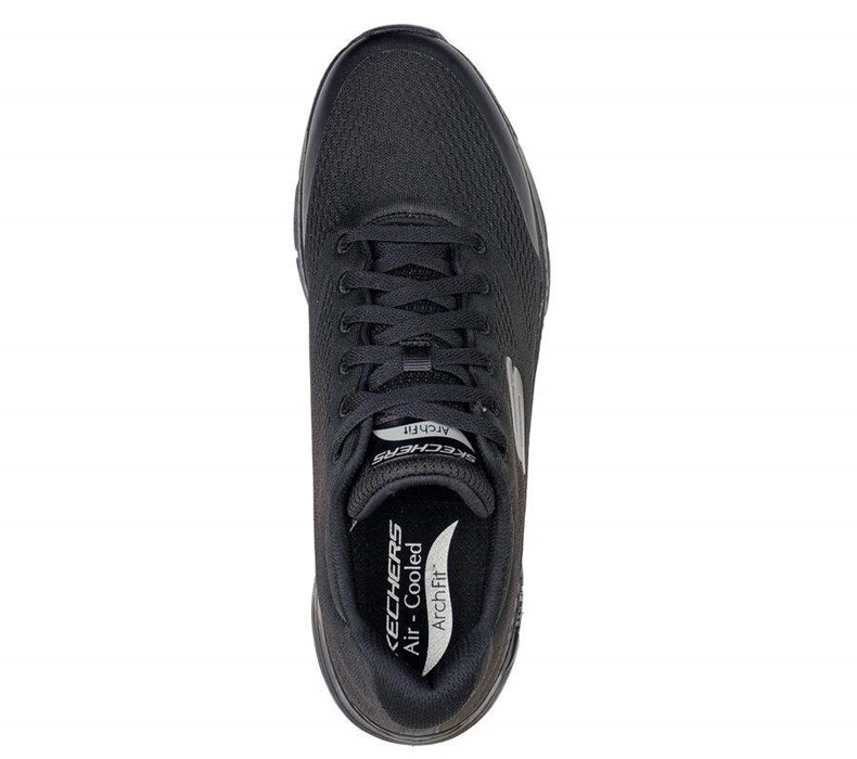 Pánské Tréninkové Boty Skechers Arch Fit Černé | FDKRGHA-72