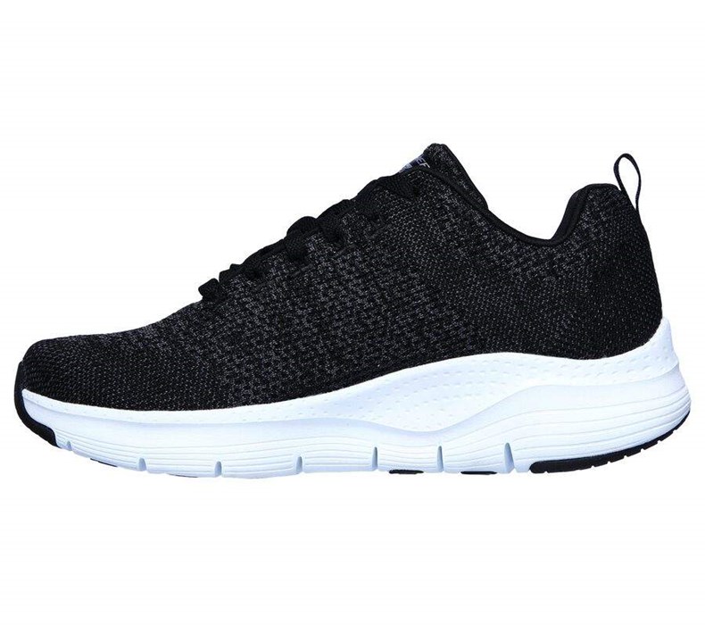 Pánské Tréninkové Boty Skechers Arch Fit - Paradyme Černé Bílé | MUNPBAE-07