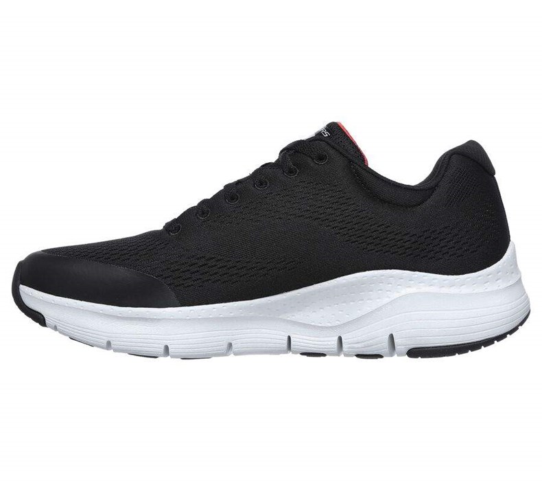 Pánské Tréninkové Boty Skechers Arch Fit Černé Červené | NCGOXWZ-45