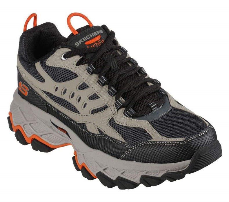 Pánské Tréninkové Boty Skechers Arch Fit Akhidime Hnědé Černé | NRJIBVT-76