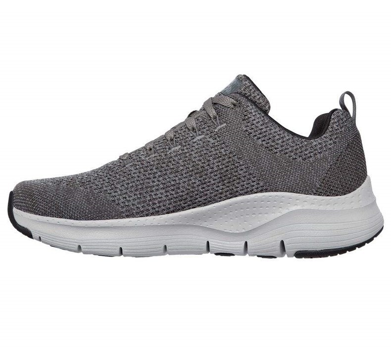 Pánské Tréninkové Boty Skechers Arch Fit - Paradyme Šedé | SYILAZE-78