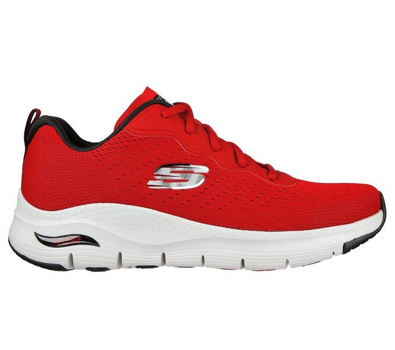 Pánské Tréninkové Boty Skechers Arch Fit - Infinity Cool Červené | TICKEMP-24