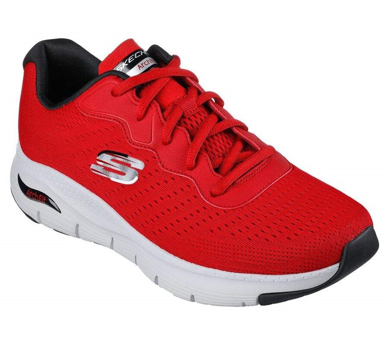 Pánské Tréninkové Boty Skechers Arch Fit - Infinity Cool Červené | TICKEMP-24