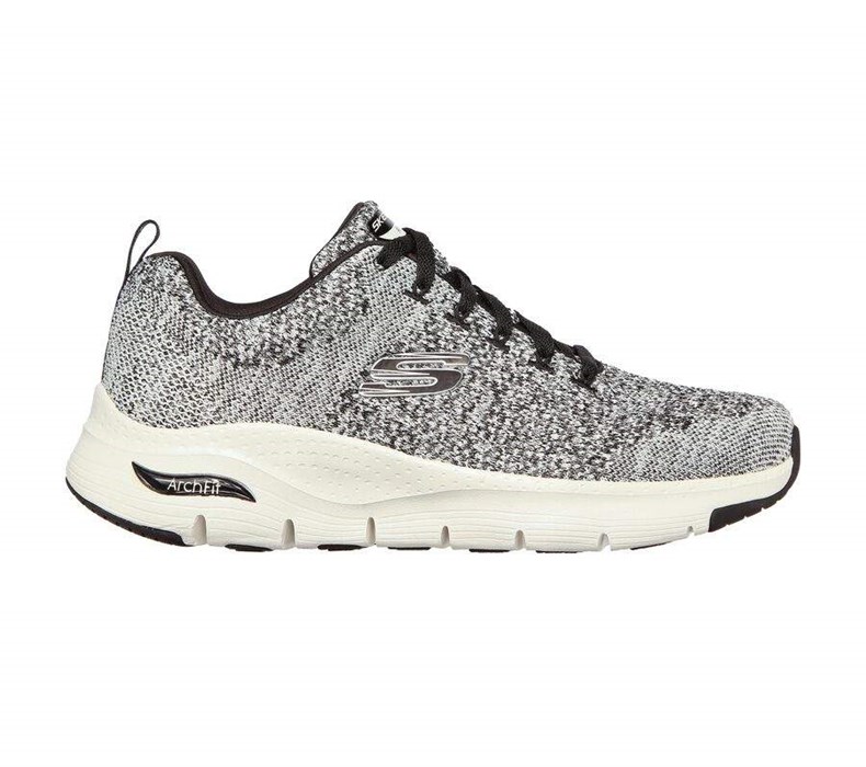 Pánské Tréninkové Boty Skechers Arch Fit - Paradyme Bílé Černé | UBOKGHR-39