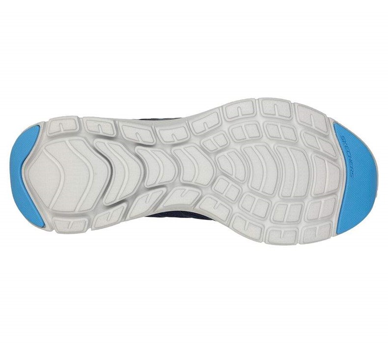 Pánské Tréninkové Boty Skechers Flex Advantage 4.0 - Valkin Tmavě Blankyt | KGDEIPC-47