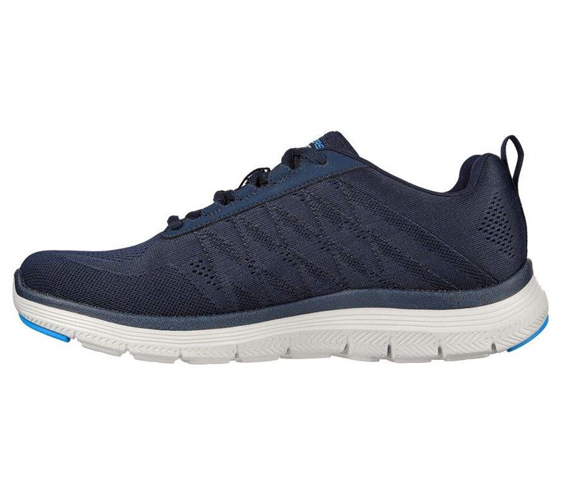 Pánské Tréninkové Boty Skechers Flex Advantage 4.0 - Valkin Tmavě Blankyt | KGDEIPC-47