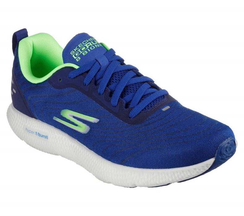 Pánské Tréninkové Boty Skechers GO RUN 8 - Bionic Blankyt Světle Zelene | CKETRZH-69