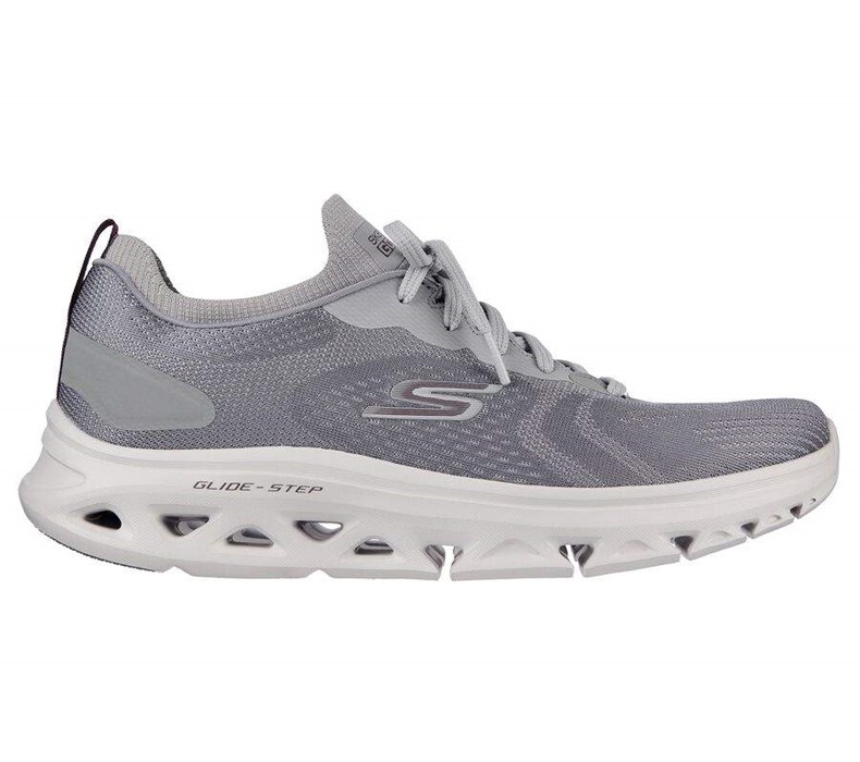 Pánské Tréninkové Boty Skechers GO RUN Glide-Step Flex - Radar Šedé | CSBPYWX-15