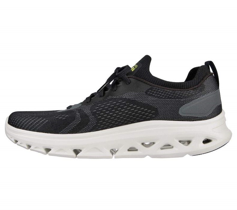 Pánské Tréninkové Boty Skechers GO RUN Glide-Step Flex - Radar Černé Bílé | POBITEQ-17