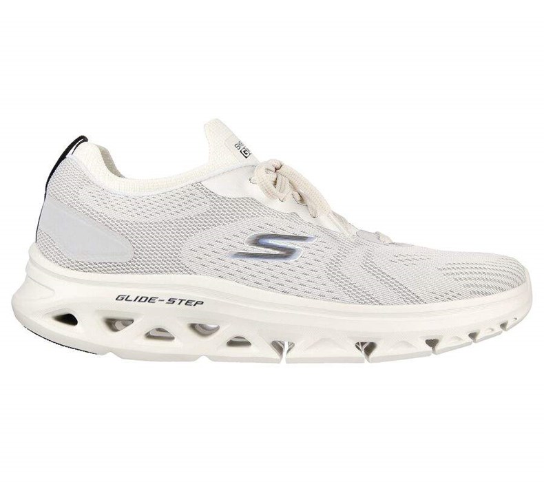 Pánské Tréninkové Boty Skechers GO RUN Glide-Step Flex - Radar Bílé Černé | QAHXEVO-73