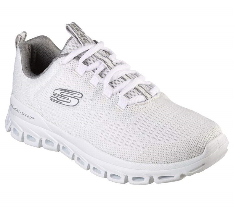 Pánské Tréninkové Boty Skechers Glide-Step - Fasten Up Bílé | PSCTWRI-67