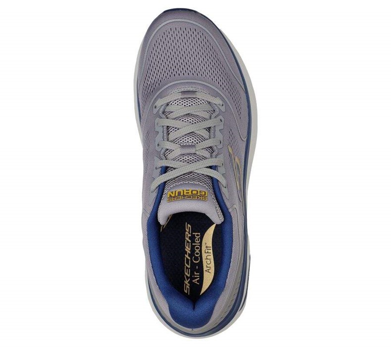 Pánské Tréninkové Boty Skechers Max Cushioning Arch Fit - Switchboard Světle Šedé | MLVJDFG-65