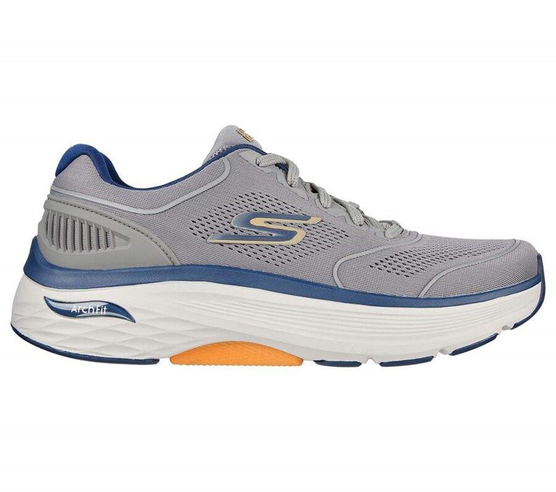 Pánské Tréninkové Boty Skechers Max Cushioning Arch Fit - Switchboard Světle Šedé | MLVJDFG-65