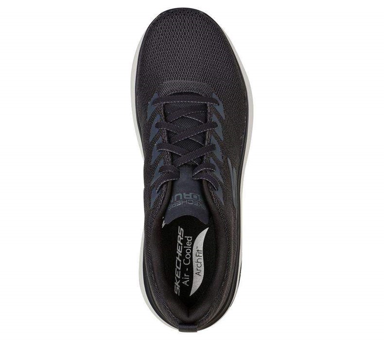 Pánské Tréninkové Boty Skechers Max Cushioning Arch Fit - Unifier Černé Bílé | ZBMCXTG-95