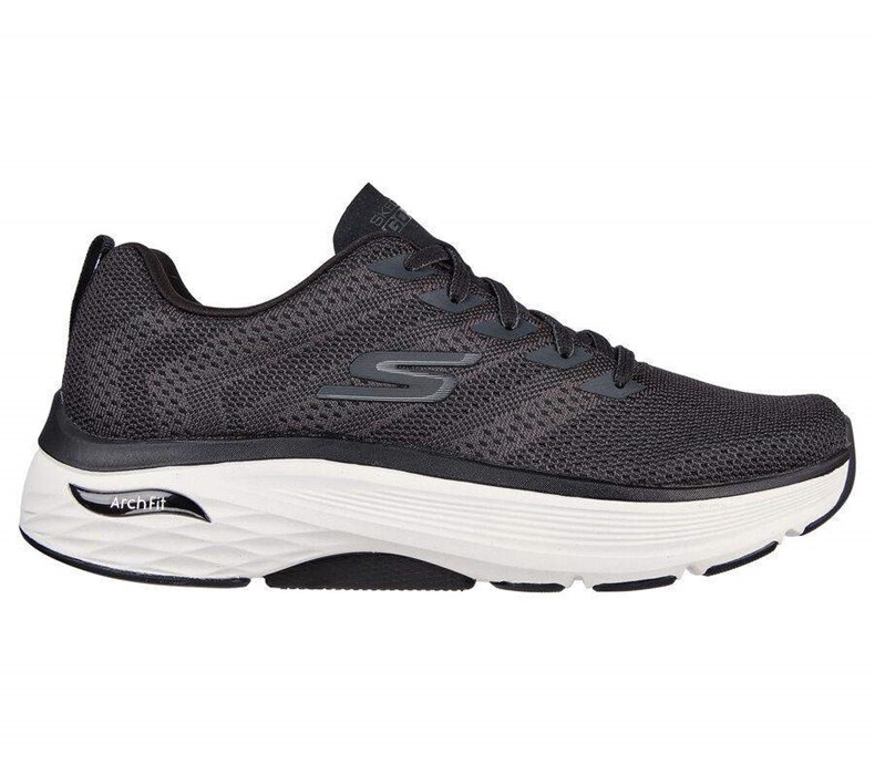 Pánské Tréninkové Boty Skechers Max Cushioning Arch Fit - Unifier Černé Bílé | ZBMCXTG-95