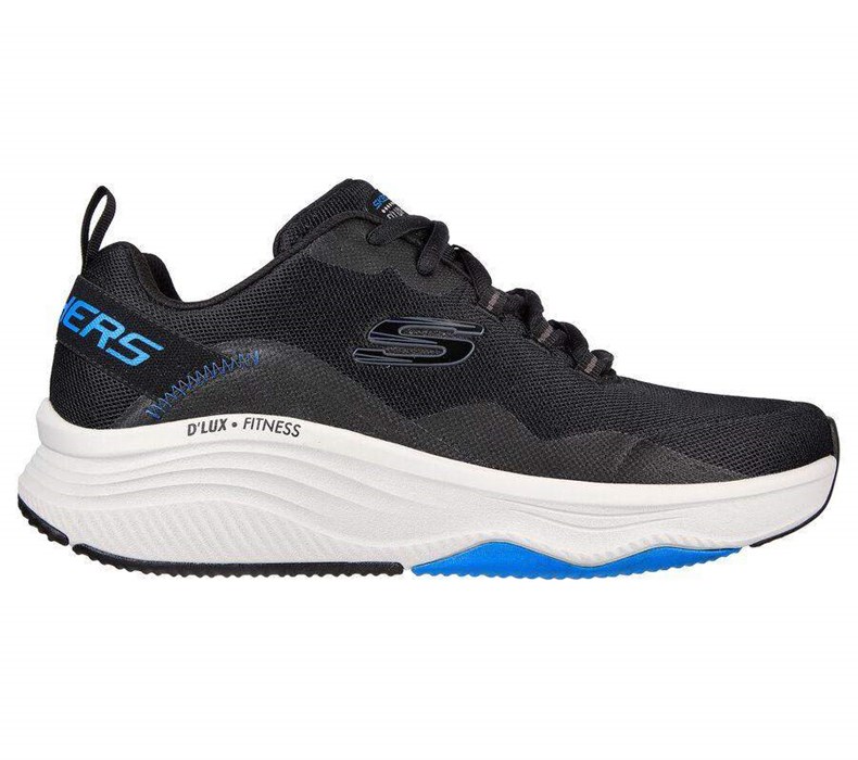 Pánské Tréninkové Boty Skechers Relaxed Fit: D'Lux Fitness - Roam Free Černé | GSARLDJ-93